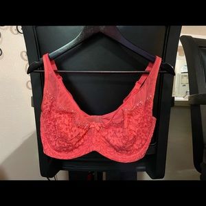 Victoria’s secret body by Victoria unlined Demi; 38DDD; dark pink
